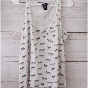 Torrid Zebra Tank Size 0 Plus Size